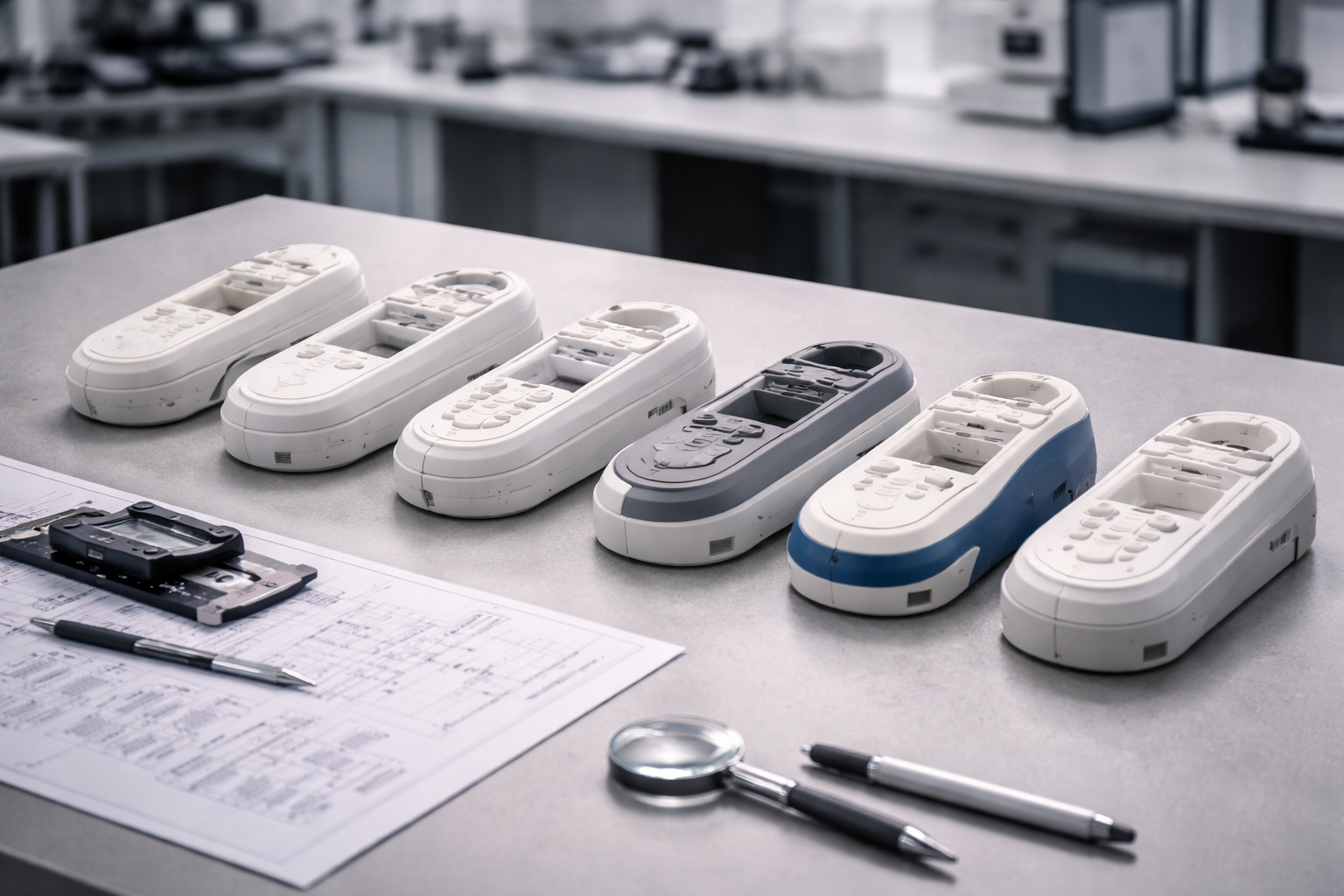 Prototyp-Vergleich verschiedene Iterationen